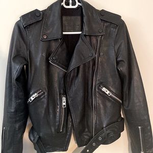 AllSaints Balfern leather jacket